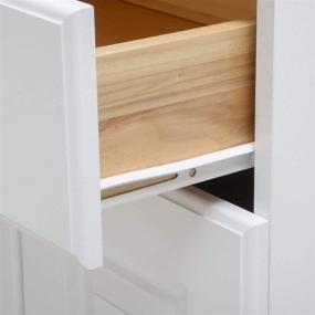 img 1 attached to 🗄️ Efficient Powder-Coated Bottom Mount Drawer Slides for Easy Organizing