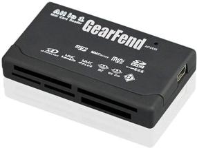 img 4 attached to 📸 High Speed All in One Mini Memory Card Reader - GearFend USB for CF xD SD MS SDHC