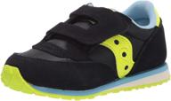 удобные и стильные детские кроссовки saucony unisex-child baby jazz с застежкой на липучке: идеально подходят для активных детей! логотип