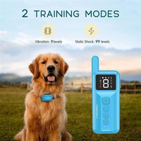 img 3 attached to 🐶 MASBRILL Rechargeable Dog Training Collar with Remote - Waterproof Bark Collar for Large and Medium Dogs with 3 Training Modes, Up to 1000Ft Remote Range