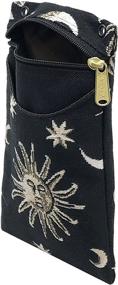 img 2 attached to 👜 Кроссбоди из ткани Дэнни с вышивкой паспортной сумочки ручной работы для женщин: стильные и практичные кроссбоди сумки для модных женщин