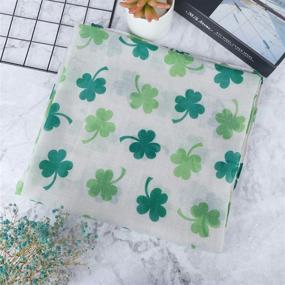 img 1 attached to Patricks Printed Shamrock Holiday Accessories