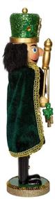img 2 attached to 🍀 Kurt S. Adler 15-Inch Irish Cape Nutcracker, Multi: Authentic Celtic Charm and Festive Elegance