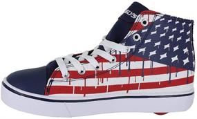 img 2 attached to Unleash Your Inner Patriot with HEELYS Mens Hustle American Flag Roller Shoes (Little Kid/Big Kid/Adult)
