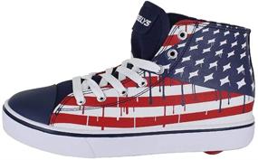 img 3 attached to Unleash Your Inner Patriot with HEELYS Mens Hustle American Flag Roller Shoes (Little Kid/Big Kid/Adult)