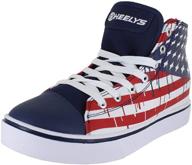 unleash your inner patriot with heelys mens hustle american flag roller shoes (little kid/big kid/adult) logo