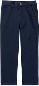 img 4 attached to Boys' Clothing - Chaps School Uniform Chino with Burnished Finish