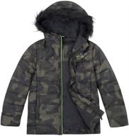 ❄️ snow dreams boys' quilted thicken outerwear: warm and stylish clothing logo