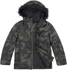 img 4 attached to ❄️ SNOW DREAMS Boys' Quilted Thicken Outerwear: Warm and Stylish Clothing