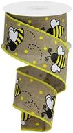 ribbon yellow bumblebee wreaths wrapping logo