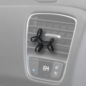 img 3 attached to 🐶 Little Pup 96605 Black Velvet Scent, Car Air Freshener Clips for A/C Air Vent, Alcohol-Free Fragrance Oil, Non-Hazardous & Non-Toxic Plastic, Set of 1