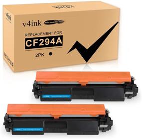 img 4 attached to 🖨️ V4INK Compatible CF294A Toner Cartridge Replacement for HP Laserjet Pro M118dw - Black Ink - 2 Pack