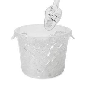 img 2 attached to 🧊 Rubbermaid Commercial Clear Ice or Feed Scoop, 6 oz - Ideal for Freezers, Coolers, and Kitchens