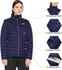 img 2 attached to Water-Resistant Women's Coats, Jackets & Vests: Outdoor Ventures Insulated Outerwear