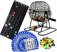 optimized for seo: regal games deluxe bingo game set - bingo cage, board, balls, cards & chips - perfect for large groups логотип