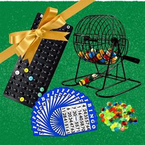 img 3 attached to Optimized for SEO: Regal Games Deluxe Bingo Game Set - Bingo Cage, Board, Balls, Cards & Chips - Perfect for Large Groups