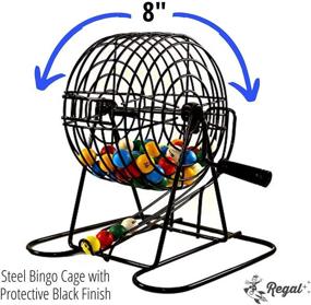 img 1 attached to Optimized for SEO: Regal Games Deluxe Bingo Game Set - Bingo Cage, Board, Balls, Cards & Chips - Perfect for Large Groups