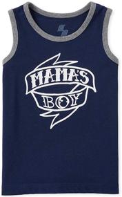 img 1 attached to 👕 Boys' Graphic Tank Top from The Children's Place