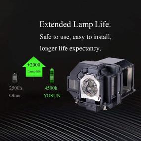 img 3 attached to Epson ELPLP96 Замена лампы проектора Powerlite - YOSUN V13H010L96, 210W