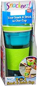 img 1 attached to Snackeez Travel Snack Drink Container Storage & Organization