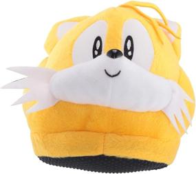 img 3 attached to Sonic the Hedgehog Tails Slippers for Adults 15 and Up: Ultimate Comfort and Style!