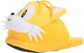 img 4 attached to Sonic the Hedgehog Tails Slippers for Adults 15 and Up: Ultimate Comfort and Style!