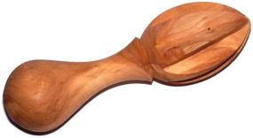 img 2 attached to 🍋 Authentic Olive Wood Lemon Juicer (5.5 Inches) - Hand-carved Citrus Reamer from Bethlehem - Asfour Outlet