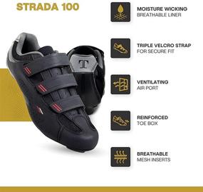 img 3 attached to 👟 Мужская обувь Tommaso Strada совместимая с шипами: оптимальная производительность и универсальность