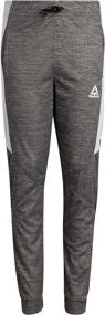 img 3 attached to Reebok Fleece Tricot Active Sweatpants Boys' Clothing : Active