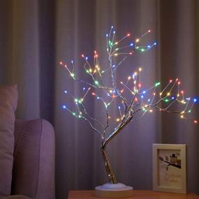 img 3 attached to 🌳 20-Inch Tabletop Bonsai Tree Light: 108 Copper Wire Tree Light DIY Artificial Lamp for Decoration, Touch Switch, Ideal for Gift, Home, Wedding, Festival, Holiday, Valentine's Day