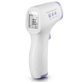 img 1 attached to 🌡️ AXHKIO Non Contact Forehead Thermometer: Accurate Readings for Fever, with Memory Function, LCD Display, and Color Screen for Adults, Kids, and Baby