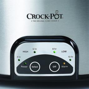 img 1 attached to 🍲 Crock-Pot SCCPVP600-S Smart-Pot 6-Quart Slow Cooker - Stainless Steel Powerhouse with Brushed Finish - 6 Qt Capacity