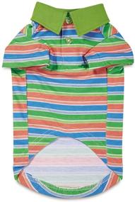 img 2 attached to 👕 Casual Canine Hawaiian Breeze UPF40 Dog Polo Shirt