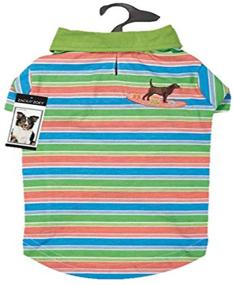 img 4 attached to 👕 Casual Canine Hawaiian Breeze UPF40 Dog Polo Shirt