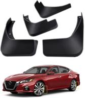 🚗 ultimate mud flaps kit for nissan altima 2019-2021: topgril front and rear 4-pc set - maximum protection against mud and splash logo