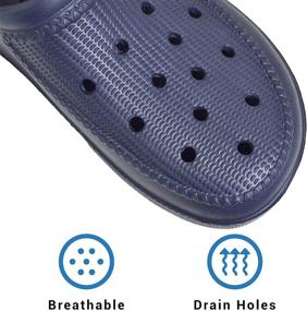 img 1 attached to Comfortable and Versatile VONMAY Adjustable Sandals for Men - Lightweight Slippers for Every Occasion