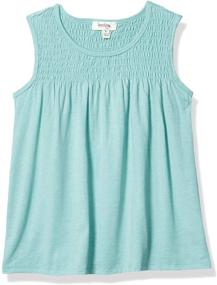 img 1 attached to 👚 Speechless Sleeveless Top for Girls with Smocked Yoke