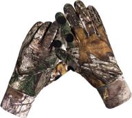 🔍 pro anti-slip camo hunting gloves: full finger/fingerless archery accessories for outdoor hunting logo