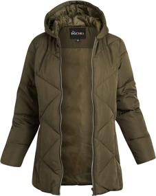 img 3 attached to Big Chill Women Jacket Diamond Women's Clothing for Coats, Jackets & Vests