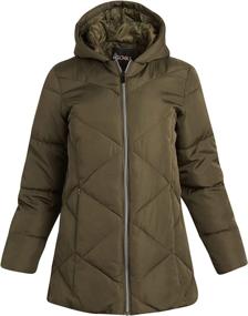 img 4 attached to Big Chill Women Jacket Diamond Women's Clothing for Coats, Jackets & Vests