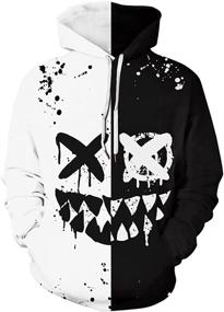 img 4 attached to 👕 FLYCHEN Men's 3D Hoodie: Stylish Print Fashion Sweatshirt for Sportswear Enthusiasts