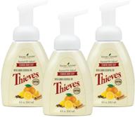 🧼 пенящееся жидкое мыло thieves от young living - 3 упаковки (8 унций): идеальная естественная защита от гермов логотип