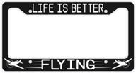 ✈️ thiswear pilot gifts license plate frame: elevating your flying experience!" logo