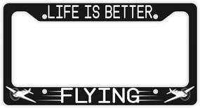 img 3 attached to ✈️ ThisWear Pilot Gifts License Plate Frame: Elevating Your Flying Experience!"