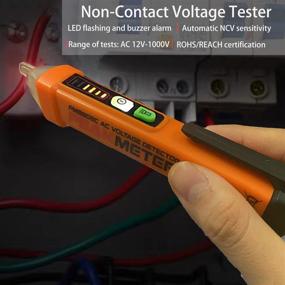 img 3 attached to 💡 AenKall Non-Contact AC Voltage Tester Pen: Electrical Tester 12V-1000V for Live/Null Wire Judgment with LED Flashing, Buzzer Alarm, and Enhanced SEO