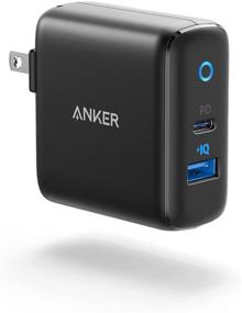 img 4 attached to 🔌 Зарядное устройство Anker USB C, PowerPort PD 2 с складным штепселем - 32W 2-портовое зарядное устройство, 20W USB C адаптер питания для iPad/iPad Mini, iPhone 13/13 Mini/13 Pro/13 Pro Max/12/11, Pixel, Galaxy и других устройств.