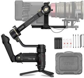 img 4 attached to 📷 Zhiyun Crane 3S: Ultimate Handheld Gimbal Stabilizer for DSLR Cameras & Camcorders - 6.5kg Payload, Extended Roll Axis, 12+ Hours Uptime