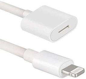 img 4 attached to 8 Pin iPhone 5/6/7/8 Plus Lightning Extension Cable - 3.3ft Female to Male Extender Cord