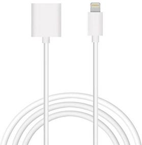 img 3 attached to 8 Pin iPhone 5/6/7/8 Plus Lightning Extension Cable - 3.3ft Female to Male Extender Cord