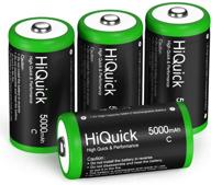 hiquick ni mh rechargeable batteries 5000mah logo